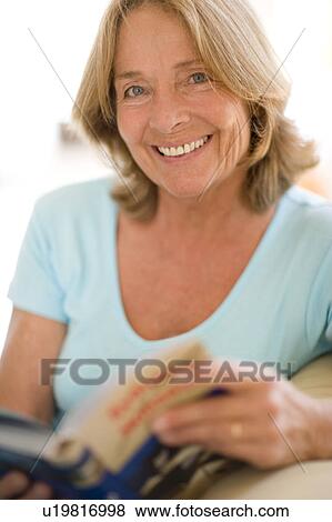 Stock Photo - Happy senior woman. Fotosearch
