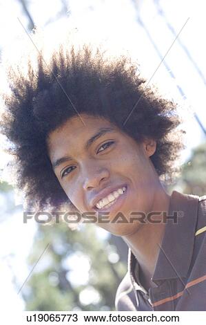 Stock Image - Happy teenage male. Fotosearch