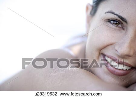 Stock Image - Happy woman. Fotosearch