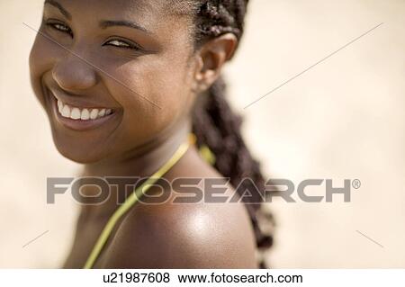 Stock Photo - Happy woman. Fotosearch