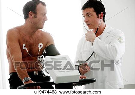 Heart fitness test View Large Photo Image Stock Photo - Heart fitness test. Fotosearch