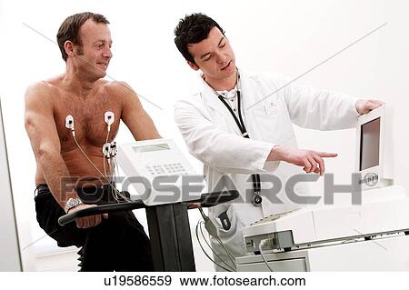 Heart fitness test View Large Photo Image Stock Photo - Heart fitness test. Fotosearch