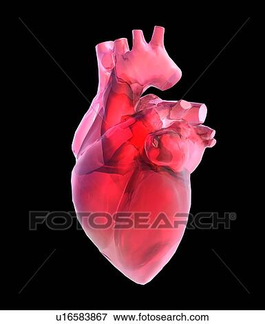 Heart of glass, artwork View Large Photo Image Stock Photo - Heart of glass, artwork. Fotosearch