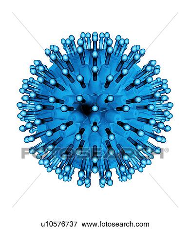 Herpes virus particle, artwork View Large Photo Image Stock Photo - Herpes virus particle, artwork. Fotosearch
