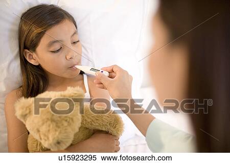 Stock Photography - Ill child. Fotosearch