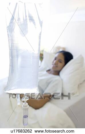 Stock Image - Intravenous therapy. Fotosearch