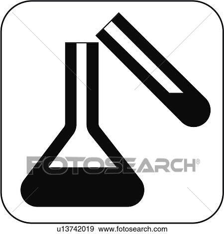 Stock Photo - Laboratory symbol, artwork. Fotosearch