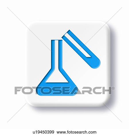 Stock Photo - Laboratory symbol, artwork. Fotosearch