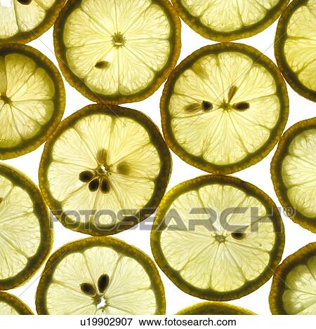 Lemon slices View Large Photo Image Stock Photo - Lemon slices. Fotosearch