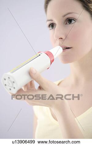 Stock Photo - Lung function test. Fotosearch