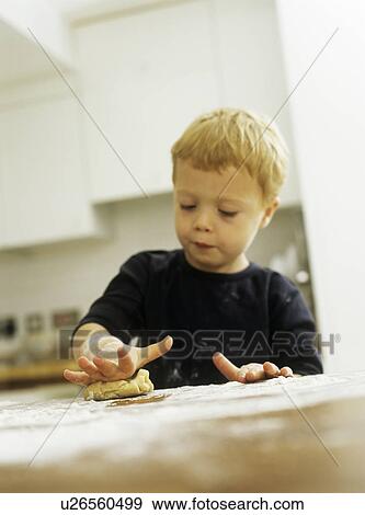 Stock Photo - Making biscuits. Fotosearch