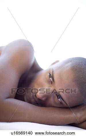 Stock Image - Man thinking. Fotosearch