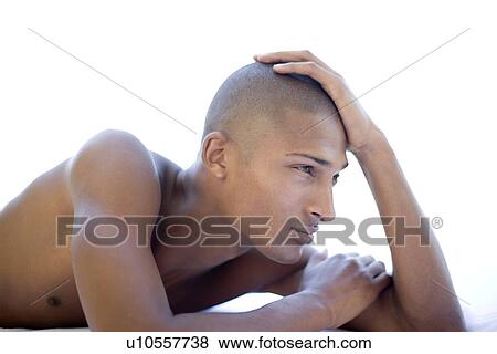 Stock Photo - Man thinking. Fotosearch