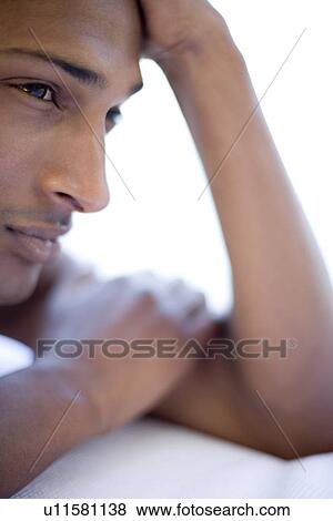 Man thinking View Large Photo Image Stock Photo - Man thinking. Fotosearch