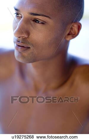 Stock Photo - Man thinking. Fotosearch