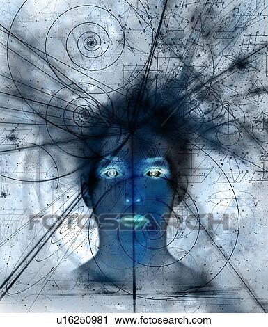 Stock Image - Mathematical universe, conceptual artwork. Fotosearch
