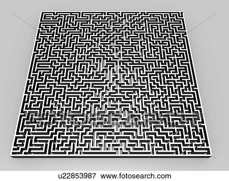 Maze, artwork View Large Photo Image Stock Photo - Maze, artwork. Fotosearch