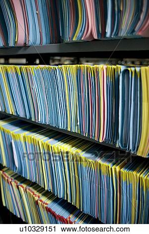 Stock Image - Medical records. Fotosearch