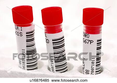 Stock Photography - Medical sample tubes. Fotosearch