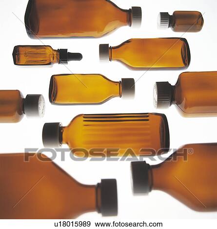 Medicine bottles View Large Photo Image Stock Photo - Medicine bottles. Fotosearch