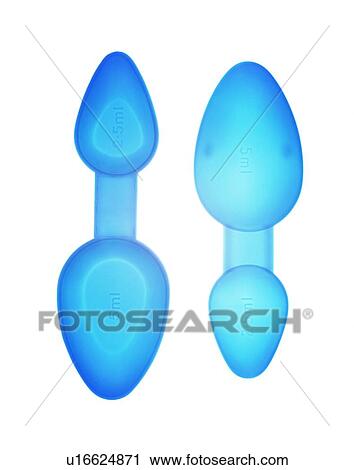 Stock Image - Medicine spoons. Fotosearch