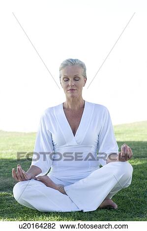 Stock Image - Meditation. Fotosearch