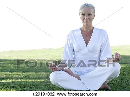 Stock Image - Meditation. Fotosearch