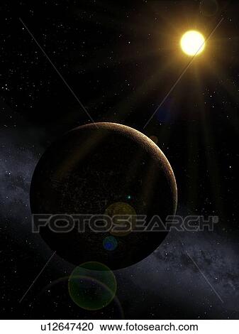 Stock Image - Mercury, artwork. Fotosearch