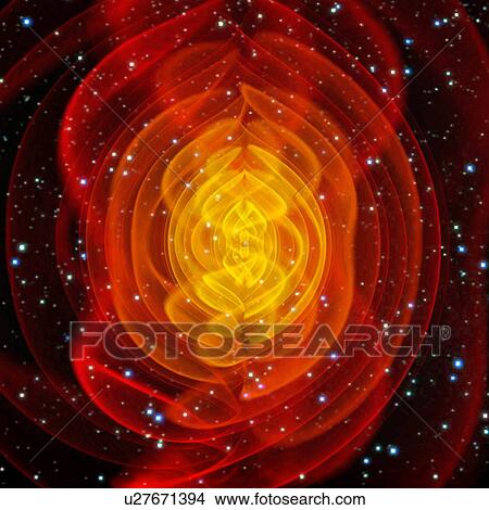 Picture - Merged black holes. Fotosearch