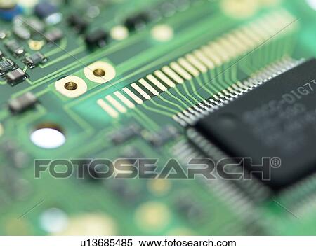 Stock Photography - Microprocessor chip. Fotosearch