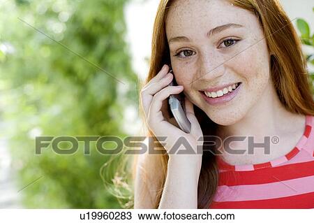 Stock Image - Mobile phone use. Fotosearch