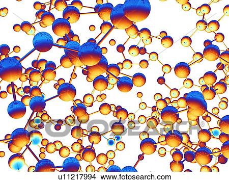 Molecular structures, computer artwork View Large Photo Image Picture - Molecular structures, computer artwork. Fotosearch