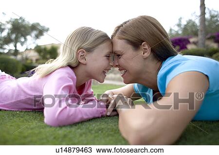 Stock Image - Mother and daughter. Fotosearch