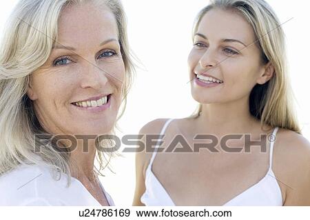 Stock Photo - Mother and daughter. Fotosearch