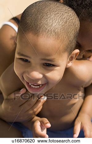 Mother and son playing View Large Photo Image Stock Image - Mother and son playing. Fotosearch