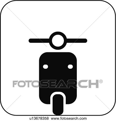 Motorbike symbol, artwork View Large Photo Image Stock Photo - Motorbike symbol, artwork. Fotosearch