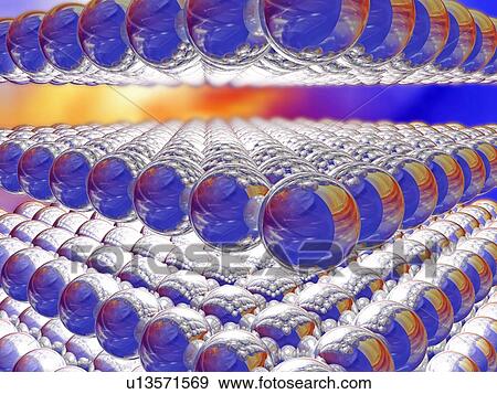 Nanospheres, computer artwork View Large Photo Image Stock Photo - Nanospheres, computer artwork. Fotosearch