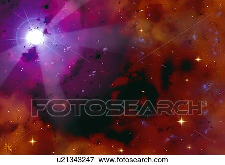 Stock Photo - Newborn star. Fotosearch