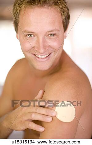 Picture - Nicotine patch. Fotosearch