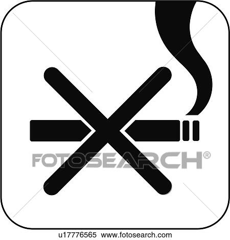Stock Photography - No smoking symbol, artwork. Fotosearch