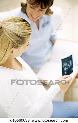 Stock Photo - Obstetric examination. Fotosearch