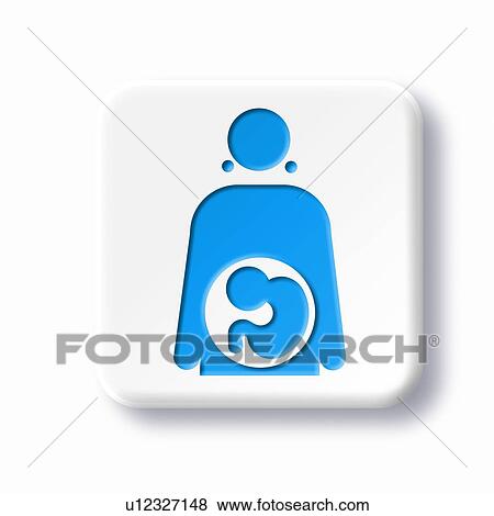 Stock Photo - Obstetrics symbol, artwork. Fotosearch