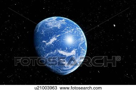 Ocean planet, artwork View Large Photo Image Stock Image - Ocean planet, artwork. Fotosearch