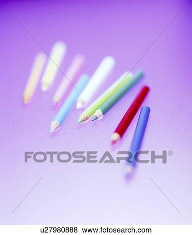 Stock Photo - Pencil crayons. Fotosearch
