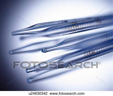 Stock Image - Pipettes. Fotosearch