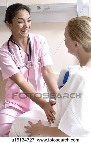 Pregnancy check-up View Large Photo Image Stock Photo - Pregnancy check-up. Fotosearch