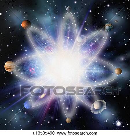 Quantised orbits of the planets View Large Photo Image Stock Image - Quantised orbits of the planets. Fotosearch