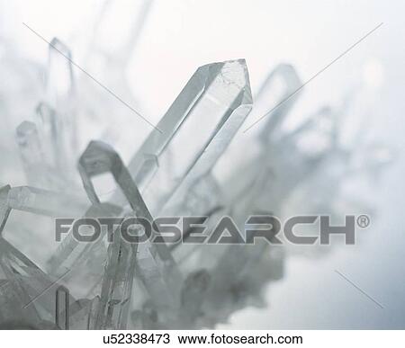 Stock Image - Quartz crystals. Fotosearch