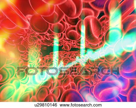 Red blood cells and ECG, artwork View Large Photo Image Stock Photograph - Red blood cells and ECG, artwork. Fotosearch