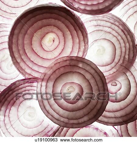 Red onion slices View Large Photo Image Stock Image - Red onion slices. Fotosearch